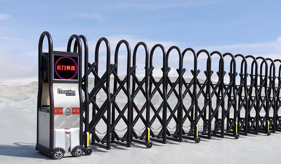Industial Grade Trackless Automatic Folding Gate With Aerodynamic Design
