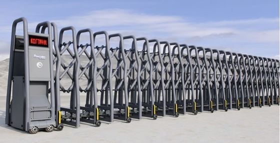 434MHz Wireless Trackless Automatic Folding Gate With Intelligent Motor 15M/Min