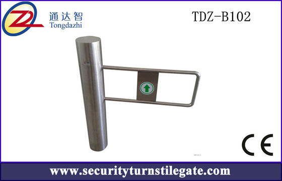 Pedestrian Entrance Supermarket Turnstile Access Control with 304 stainless steel