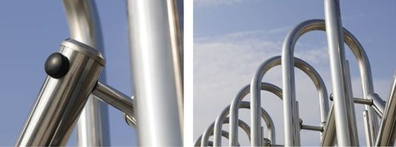 School Stainless Steel Retractable Automatic Collapsible Gate With Remote Control