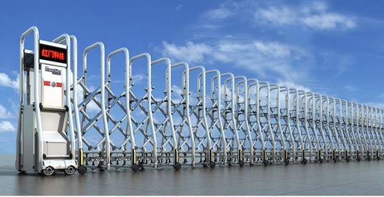 Motorized Intelligent Expandable Automatic Retractable Gate for Factory Entrance