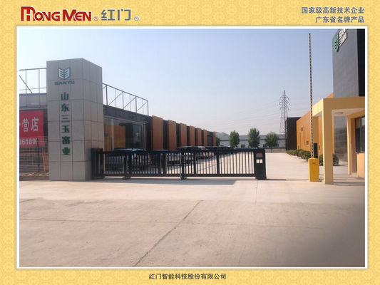 Security Aluminium Alloy Telescopic Sliding Gate , Wireless Control Main Gate