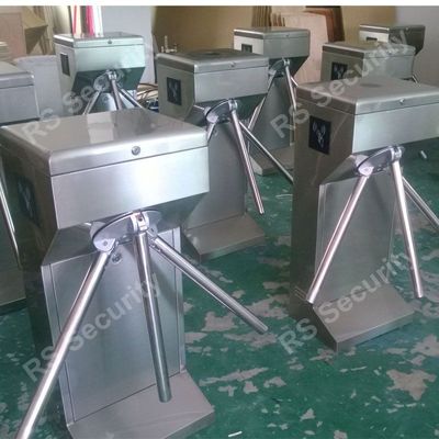 Shopping Mall Semi-auto Tripod Turnstile Gate Control By IR Sensor