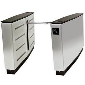 Optical turnstiles with RS485 interface sensor prohibit and reader biometric