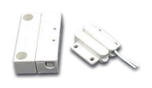 100VDC Grey Alloy Burgular Magnetic Door Contact Alarm System for Window