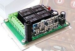 Multi-Functioned Receiver 4 Channels Magnetic Alarm Contacts Intelligent Wireless Receiver