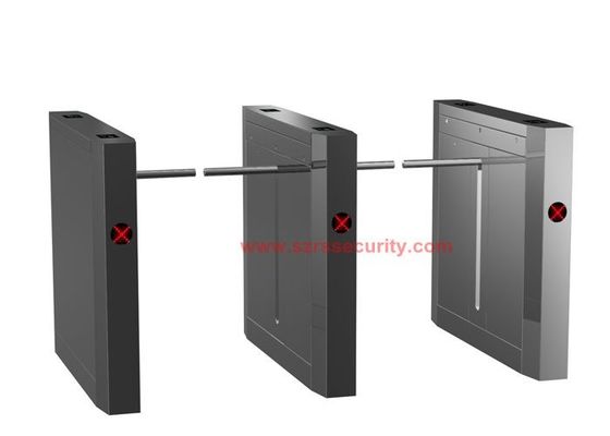 304 ステンレス鋼の自動低下の腕の障壁の電気 Rfid の歩行者の高速回転木戸
