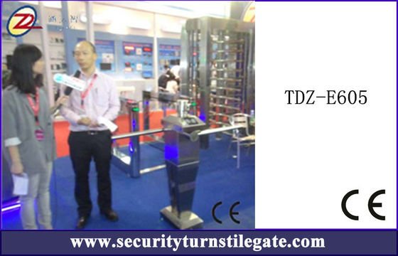 OEM Robot Drop Arm Barrier Security Turnstiles with TCP / IP interface