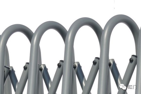 Industrial Retractable Automatic Security Gate Aluminium Alloy With Anti Climb Alarm