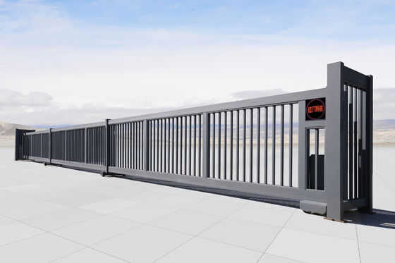 Railless Telescopische Autoaluminium Gemotoriseerde Glijdende Poort voor School