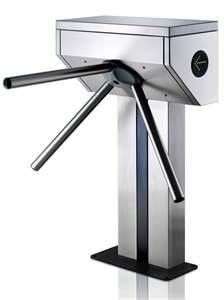 CE ได้รับการอนุมัติในร่ม / กลางแจ้ง RS485 การสื่อสารรีเลย์ / TTL ขาตั้งกล้อง Turnstile FJC-Z3328