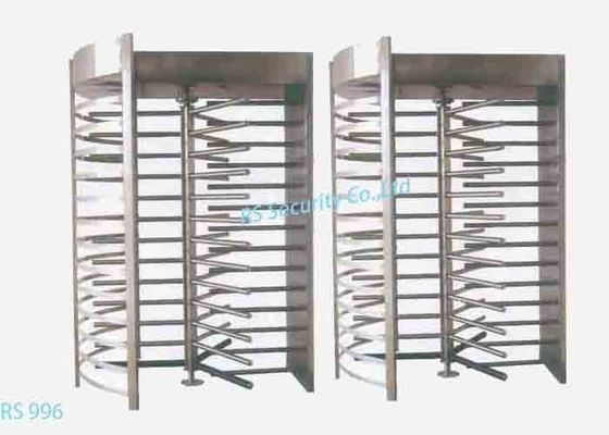 304/316 স্টেইনলেস স্টীল ফুল উচ্চতা স্কুল জন্য Turnstiles গেট দ্বিমুখী