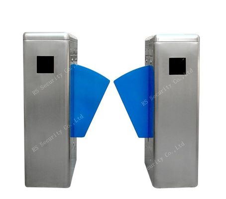 Màu xanh Wing Retractable Flap Barrier Cổng rộng rãi sử dụng ga Sân bay