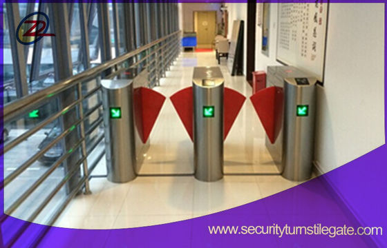 Geborstelde van de de Barrièrepoort van de Oppervlakteklep Tweerichtingsturnstile met het Toegangsbeheersysteem van identiteitskaart