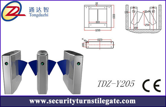 OEM Metroturnstile de Poort van de Klepbarrière, Turnstile Veiligheidsproducten