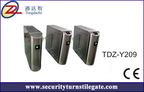 संग्रहालय के लिए बार कोड टिकट प्रणाली बिडरेक्शनल फ्लैप बैरियर गेट आरएफआईडी टर्नस्टाइल