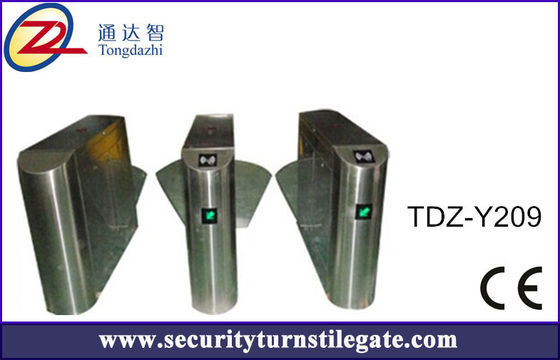 संग्रहालय के लिए बार कोड टिकट प्रणाली बिडरेक्शनल फ्लैप बैरियर गेट आरएफआईडी टर्नस्टाइल