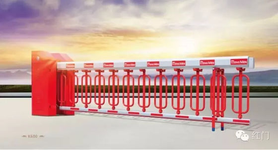 Ocynkowane ogniowo automatyka przemysłowa Heavy Duty Boom Barrier Brama z ogrodzeniem Arm