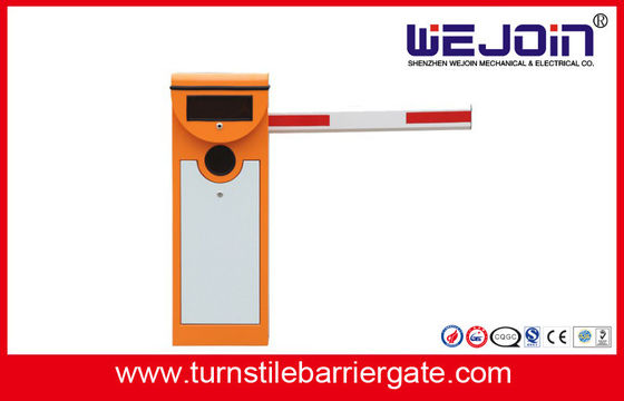 De Ce Goedgekeurde AC110V-Poort van de de Boombarrière van het Parkerensysteem Auto met Oranje Kleurenkabinet