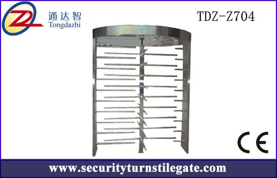 উচ্চ নিরাপত্তা কার্ড রিডার মডেল RFID Turnstile সম্পূর্ণ উচ্চতা ডিসি মোটর 24V