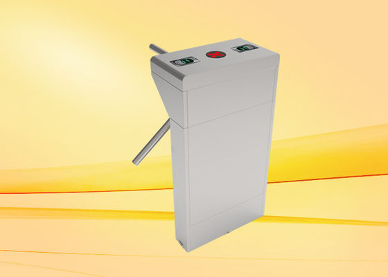 Intelligente turnstile van de roestvrij staal verticale driepoot halve hoogte met vingerafdruk + RFID-lezer