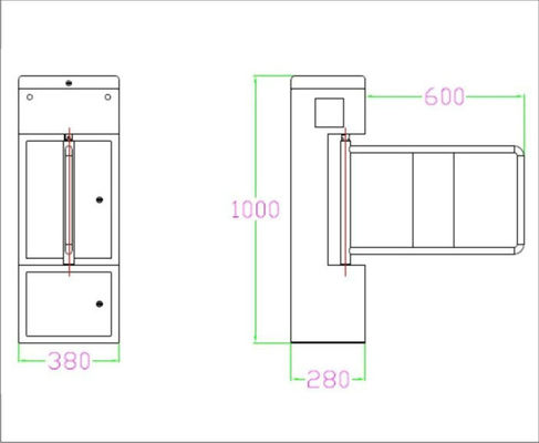 Passage kiểm soát truy cập turnstiles