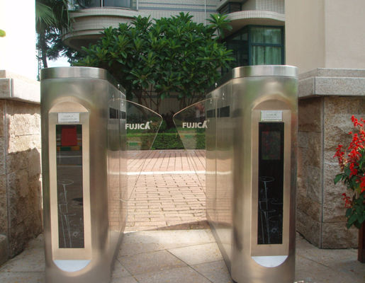 Park zoo biometric reader charge counting Flap Barrier