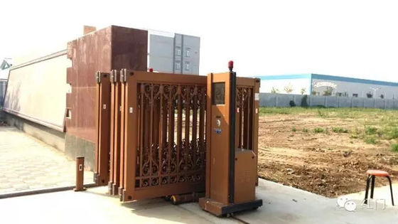 Dobradura automática porta de deslizamento motorizada com controlo a distância sem fio