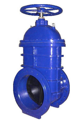 Actuated EPDM / NBR लचीला बैठे बोनेट गेट वाल्व / पानी के गेट वाल्व
