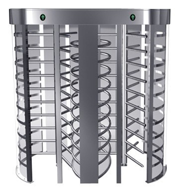 Interior torniquete de altura completa dirección unidireccional con tubo de acero inoxidable para la estación de autobuses