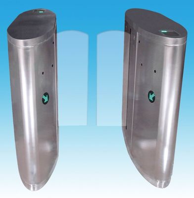 304 stainless steel optical turnstiles indoor / outdoor with RS485 communication interface