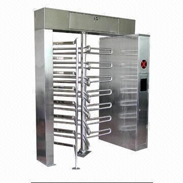 Full Height Turnstile with Stainless Steel Material and IP65 Waterproof Rating