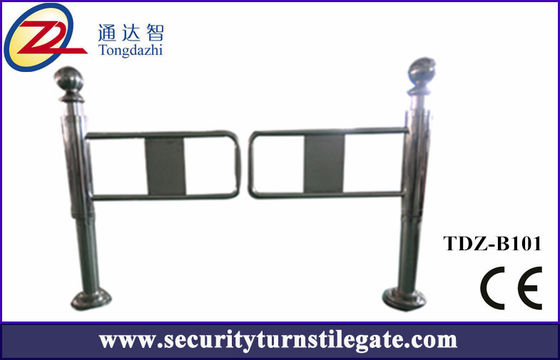 Manual single Entrance supermarket turnstile Swing Barrier Gate