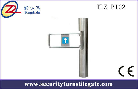 Pedestrian Entrance Supermarket Turnstile Access Control with 304 stainless steel