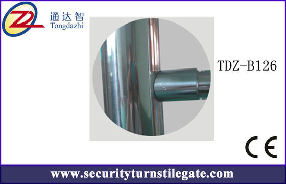 High Speed Swing Supermarket Turnstile with round pillar , CE certification