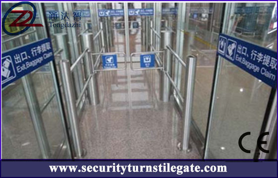 Exit / entrance Turnstile Barrier Gate with RS485 for Gateway Guard , Charge Management