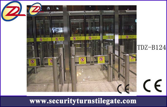 Exit / entrance Turnstile Barrier Gate with RS485 for Gateway Guard , Charge Management