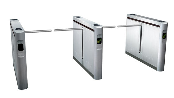 SS304 Stainless Steel Drop Arm Gate Handicap Flap Tripod Turnstiles Lane Width 1100mm