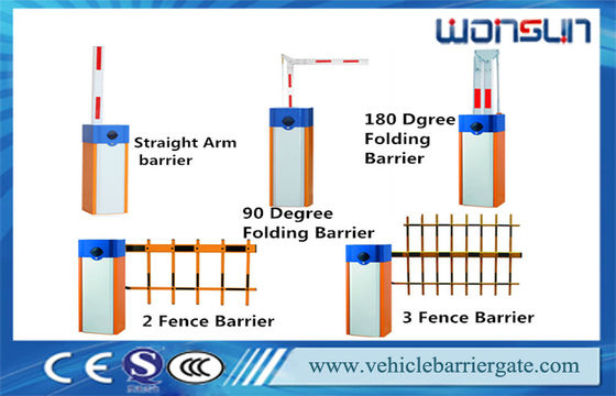 Foldable Intelligent Electric Automotive Parking Gate Barrier , CE ISO SGS