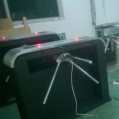 Dustproof Stainless Steel Tripod Turnstile Gate / Waist Height Turnstile