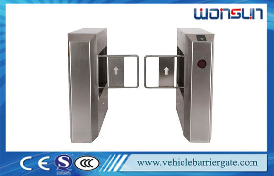 DC Brushless Motor Swing Arm Barrier For Passenger Access Control