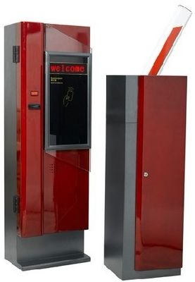 Temporary Card, Bar Code Intelligent Car Parking System Entrance barrier Gate 12V AC / DC