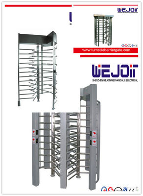 Full Height  Turnstile for Pedestrian Passing With RS485 Communication Interface