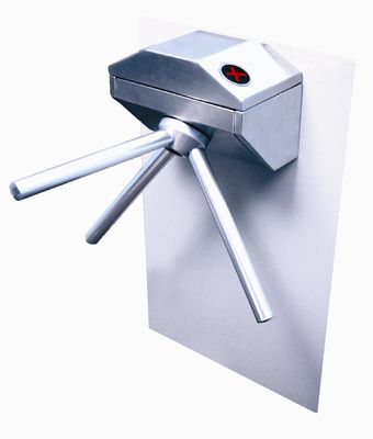 SUS 304 Bi-direction IP54 automatic access control Electrical Turnstile / Tripod Gate