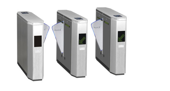 Full Automatic Bridge Round Angle access control optical security turnstile door