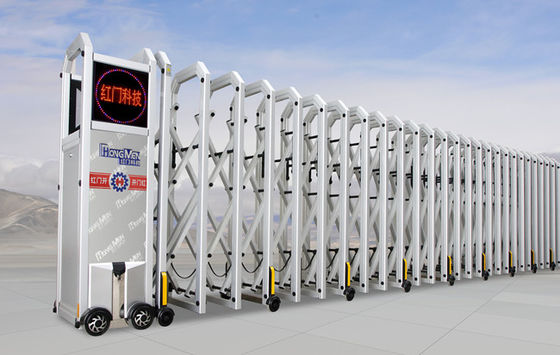 Powder Coating rozbudowy elektryczny zwijany Gate, Wielojęzyczny wyświetlacz LED