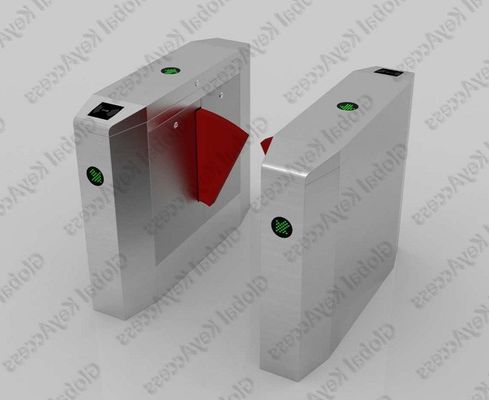 Flap Wing Pinggang Tinggi pintu putar / Retractable Barrier Gate untuk Subway Station Access Control